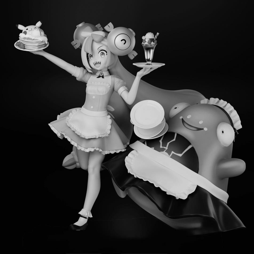 ナンジャモ　ポケモン　ハラバリー　ガレージキット　未塗装未組立　1/7 美少女