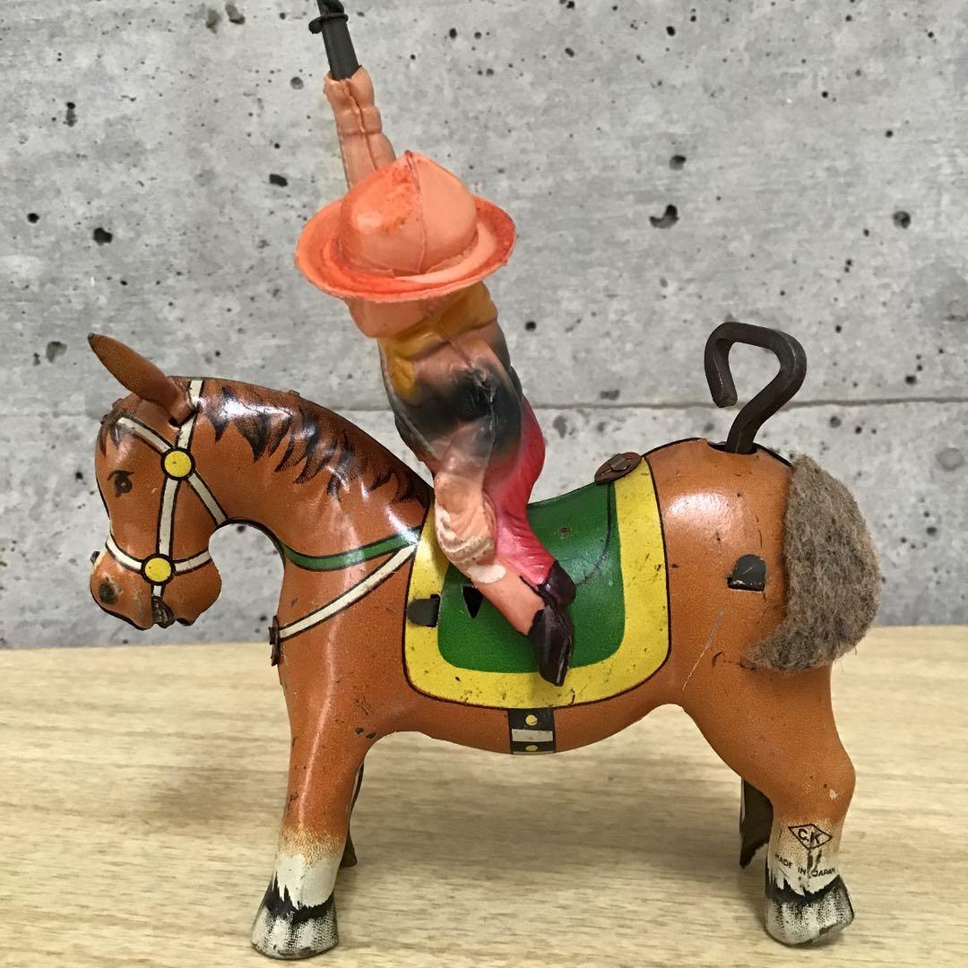 ブリキのおもちゃ 50年代 馬とカウボーイ ALPS 日本製 - メルカリ