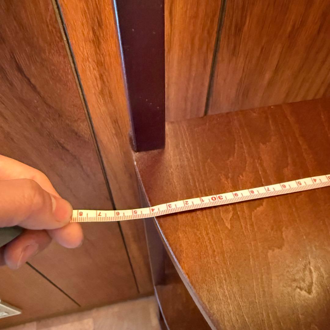 コーナーライト　棚付きフロアライト　大阪引き取り限定　ウッド　ラック　間接照明