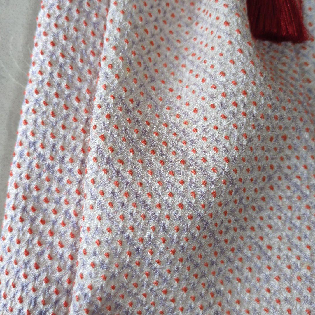 七五三３歳女の子正絹総絞り手縫いの被布(中綿無し）