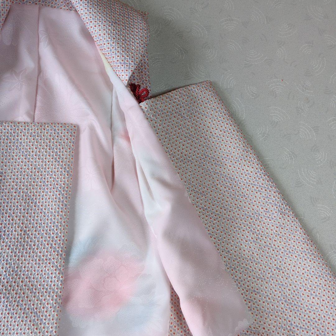 七五三３歳女の子正絹総絞り手縫いの被布(中綿無し）