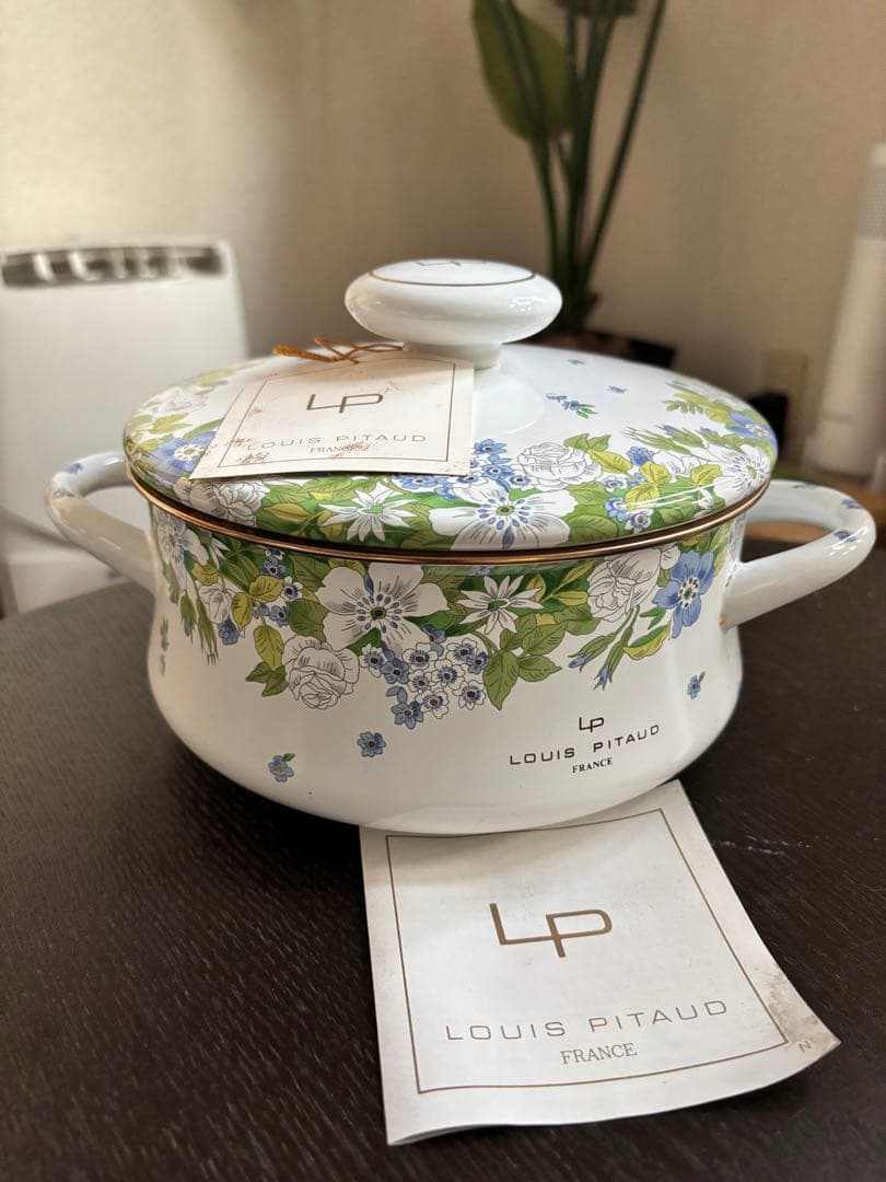 未使用】EJIRY LOUIS PITAUD ルイピトー ホーロー両手鍋 - メルカリ