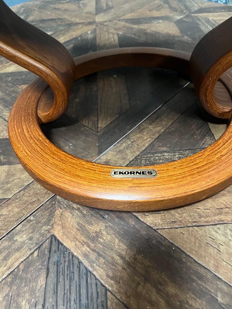 りき＊エコーネス 　オットマン フットスツール 本革 ストレスレス