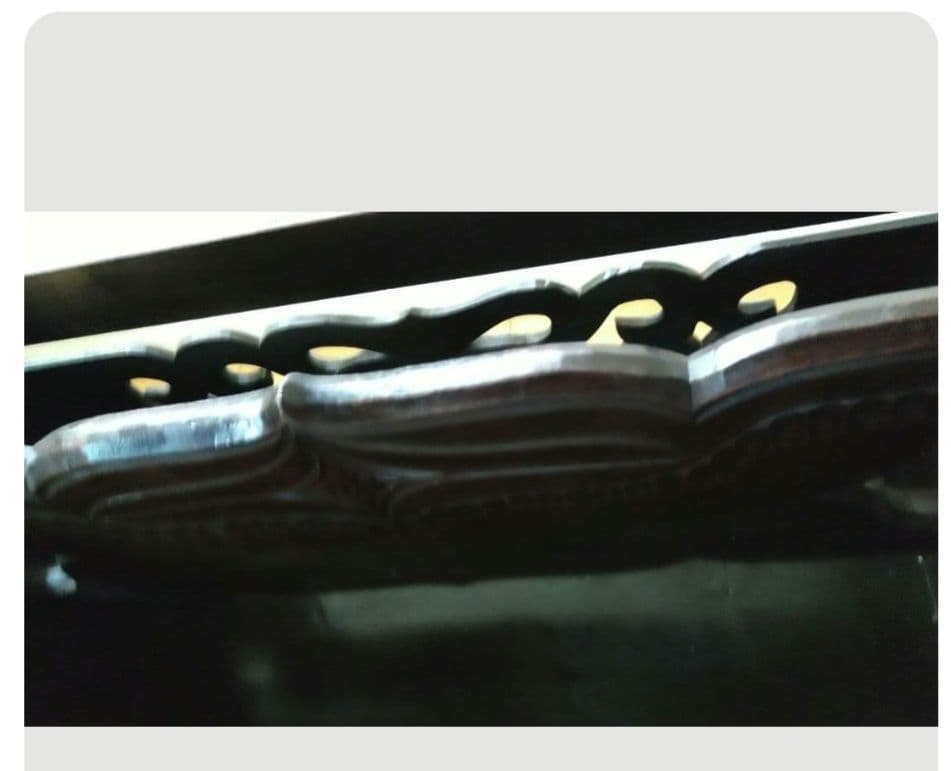 アイヌ模様 木製マガジンラック