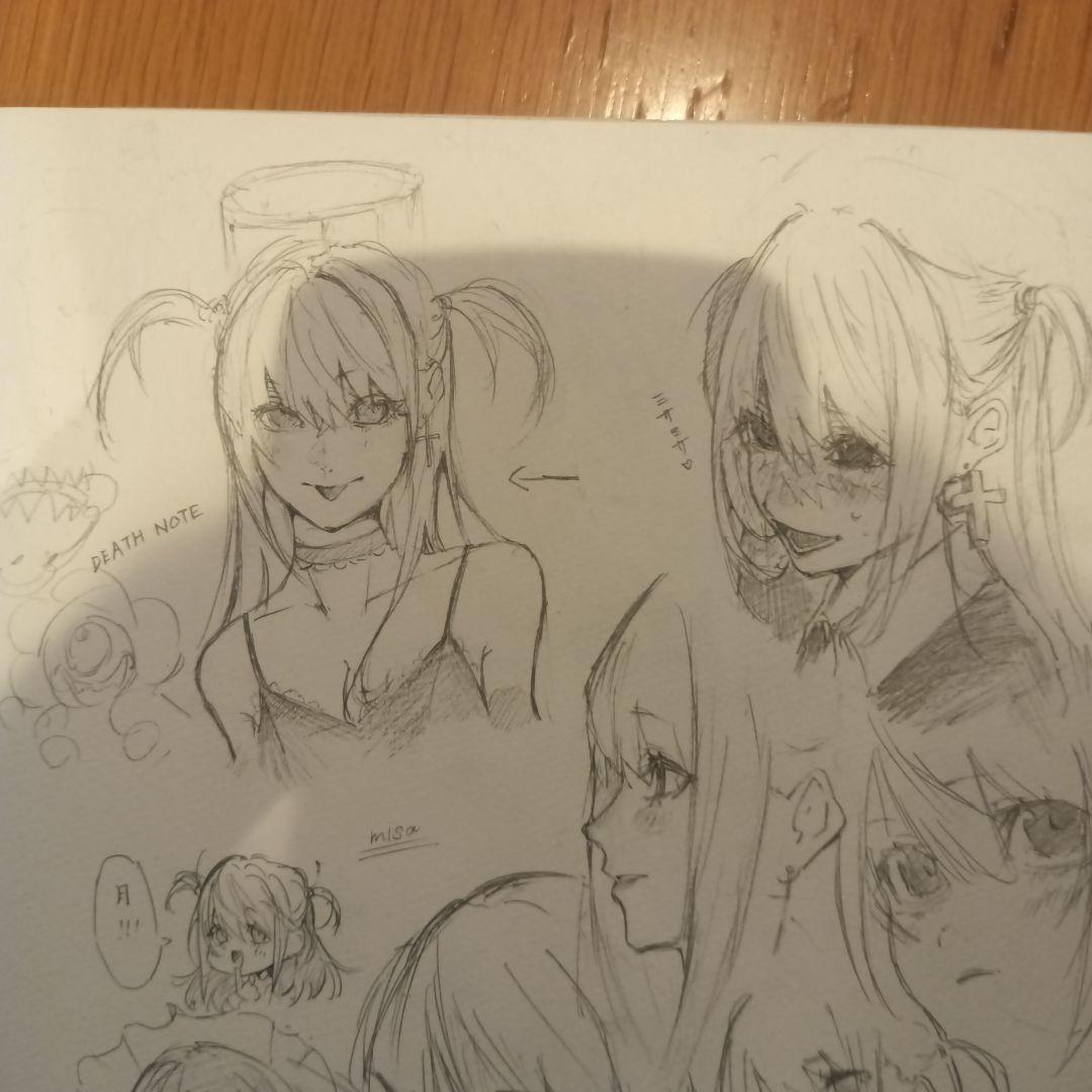 オリジナルキャラクター スケッチ集 A4サイズ➕アナログイラスト依頼