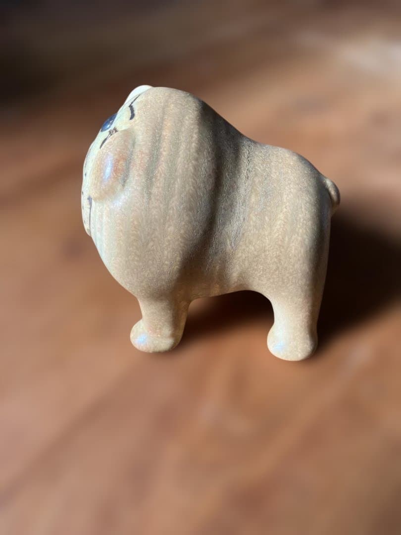 リサラーソン ブルドッグ 置物