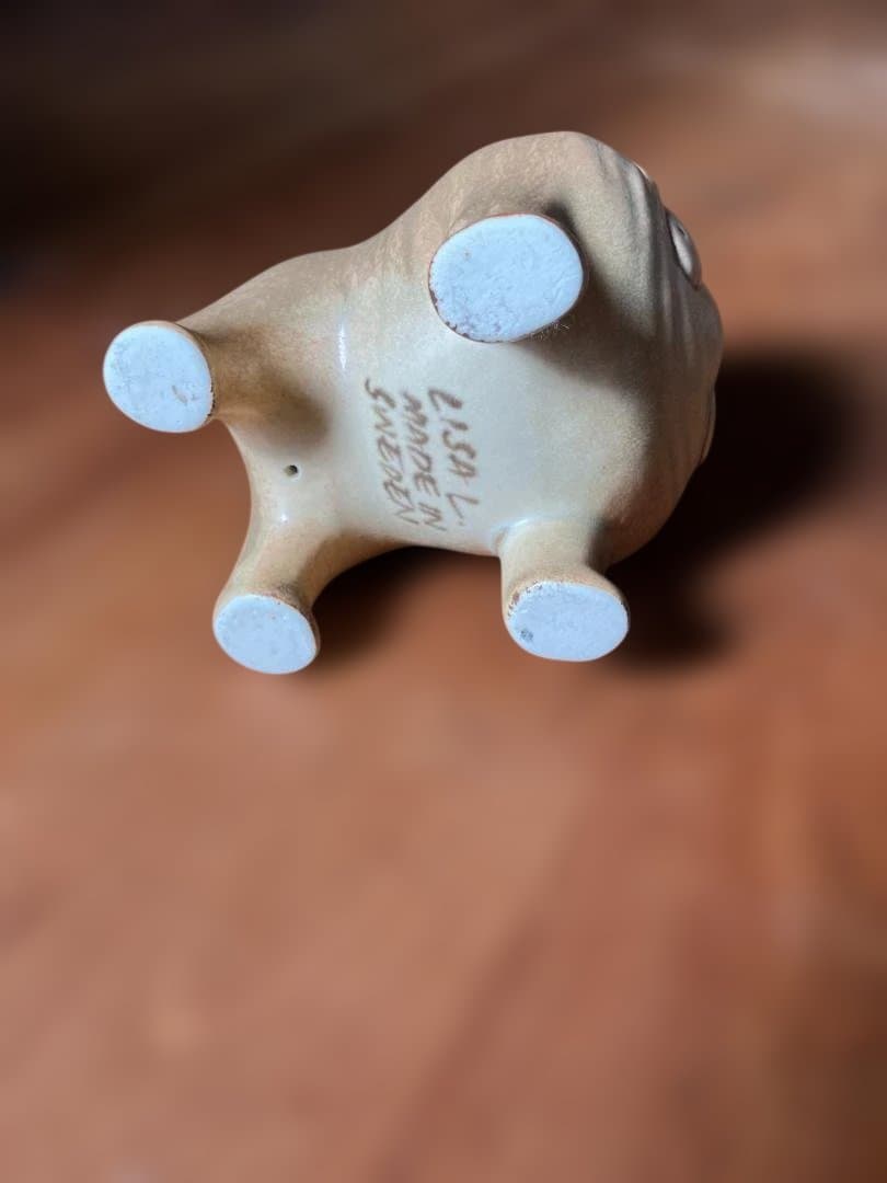 リサラーソン ブルドッグ 置物