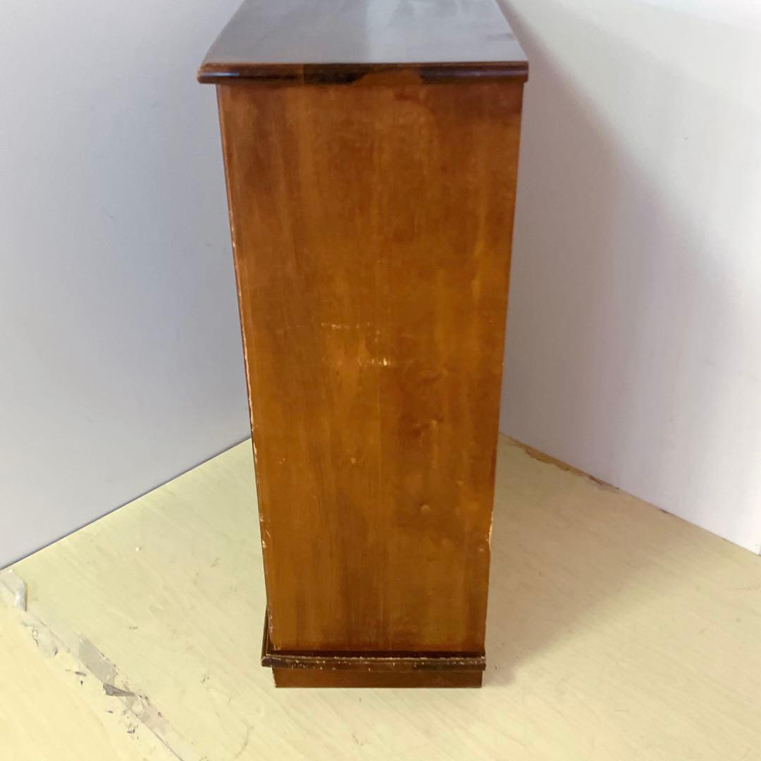 アンティーク調　キャビネット　電話台FAX台　サイドキャビネット　サイドチェスト