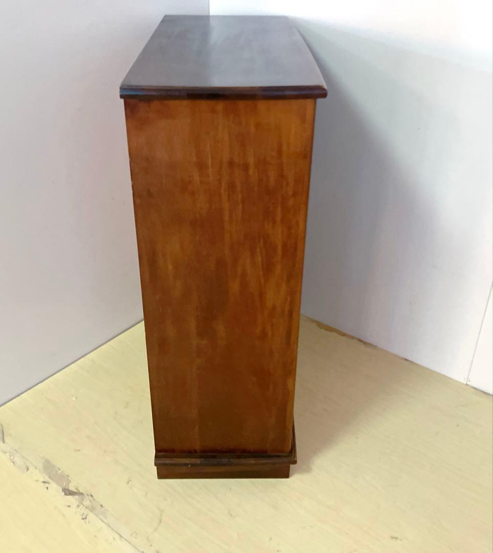 アンティーク調　キャビネット　電話台FAX台　サイドキャビネット　サイドチェスト