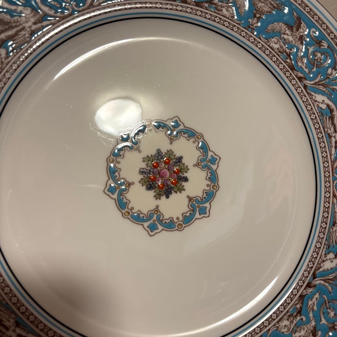 ウェッジウッド　フロレンティーン　ターコイズ　ディナープレート　27.5cm