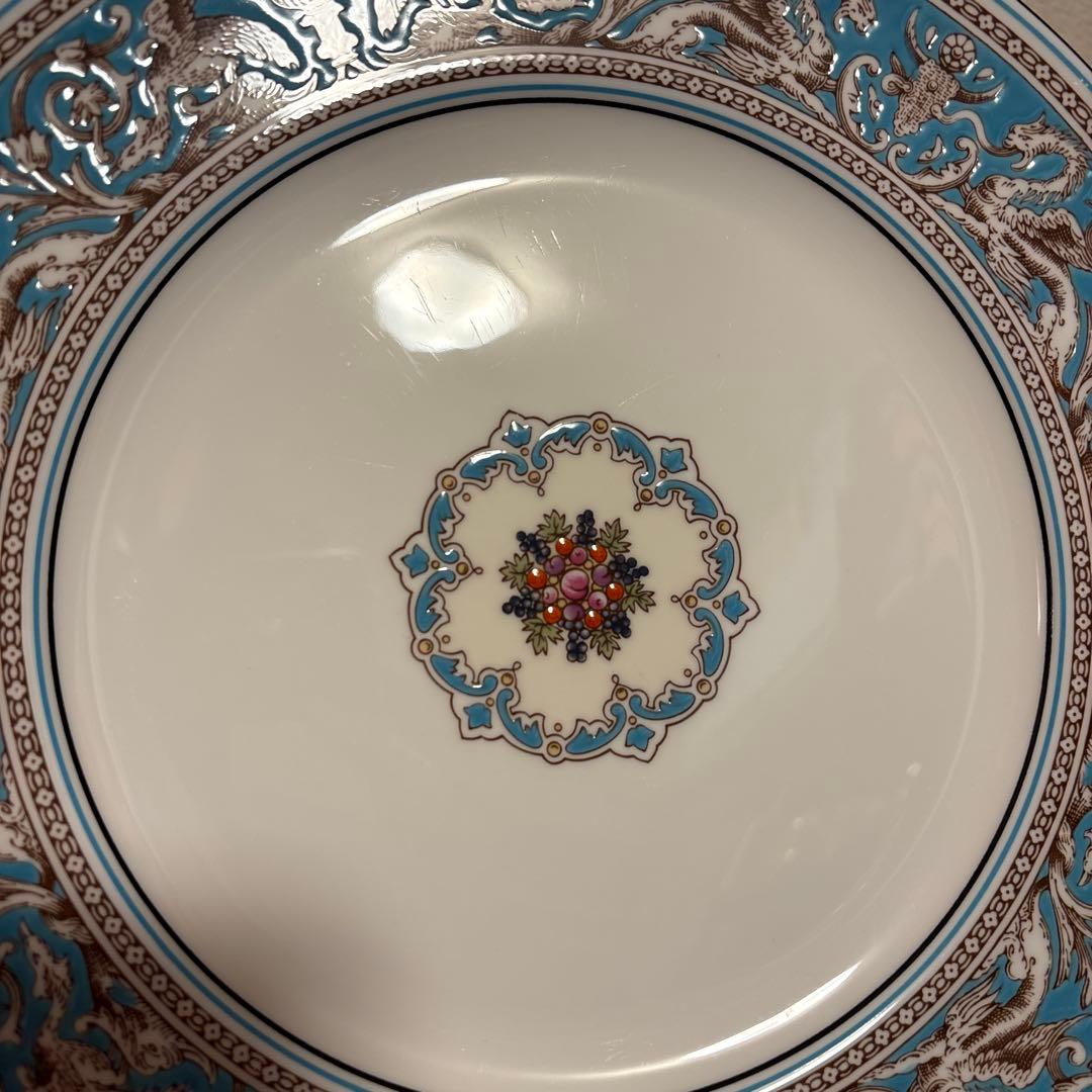 ウェッジウッド　フロレンティーン　ターコイズ　ディナープレート　27.5cm