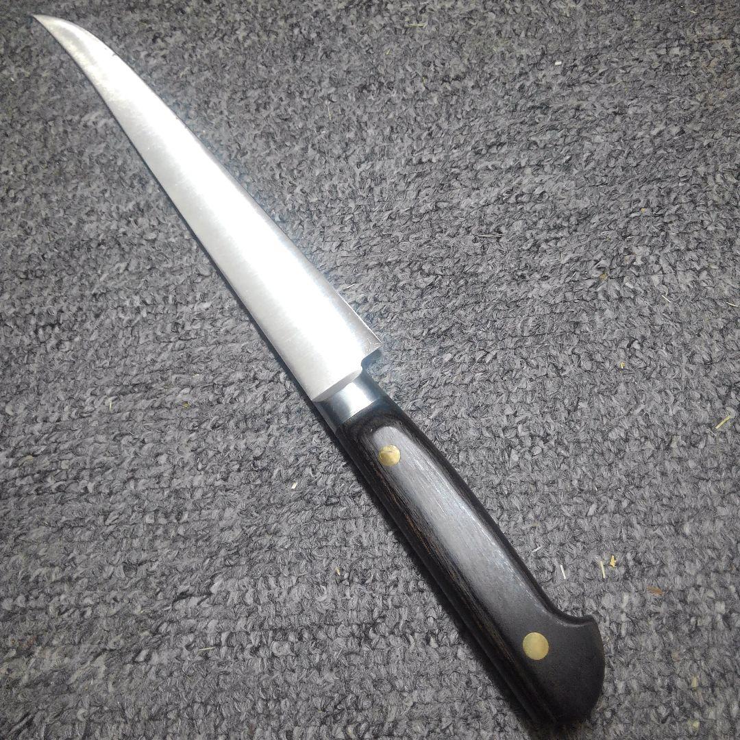 ONo.809　中古　堺芳次　ハム切り包丁(スライスに特化した包丁/ナイフです)