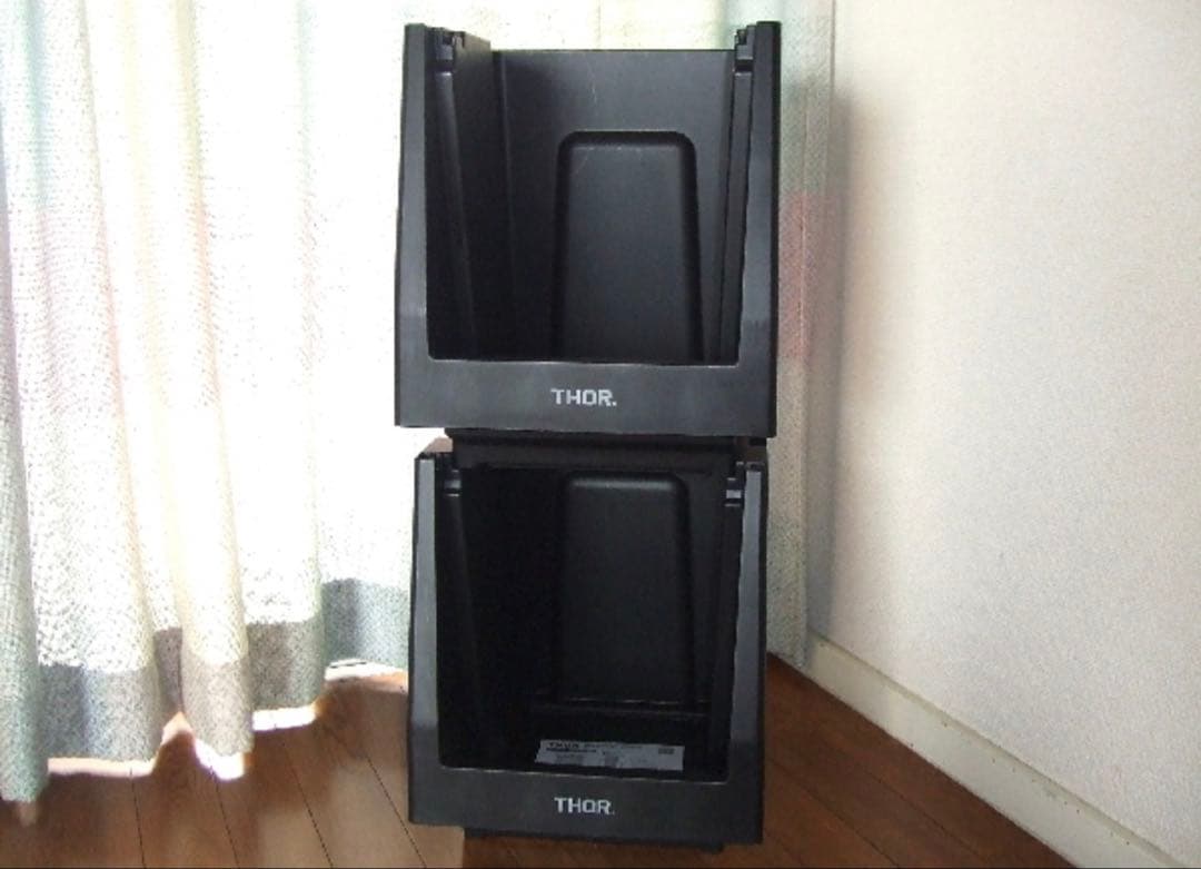 THORスタッキングシェルフ20L黒×6