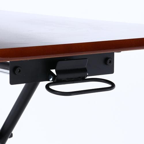 《新品・送料無料》《完成品》ガス昇降式テーブル PU 幅90cm ブラウン