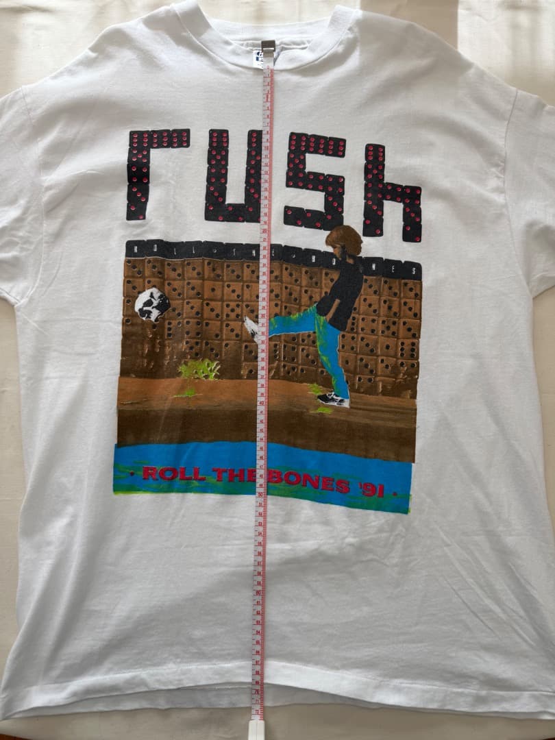 Rush Roll The Bones '91 Tシャツ　ブートレグ