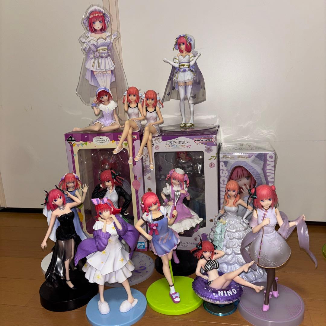 五等分の花嫁 中野二乃 フィギュア まとめ売り 17体 - メルカリ