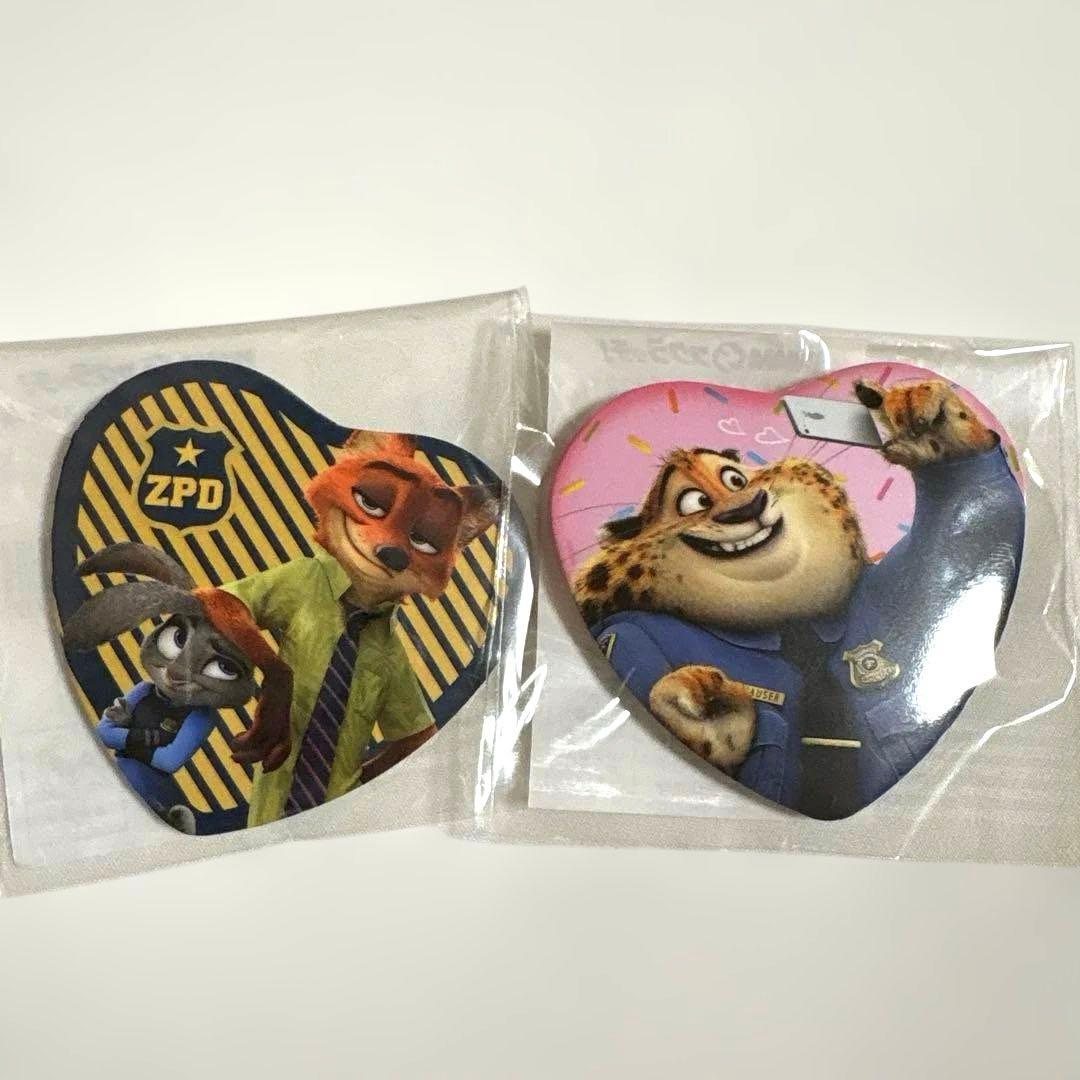 DMMスクラッチ ズートピア ハート缶バッジ - メルカリ