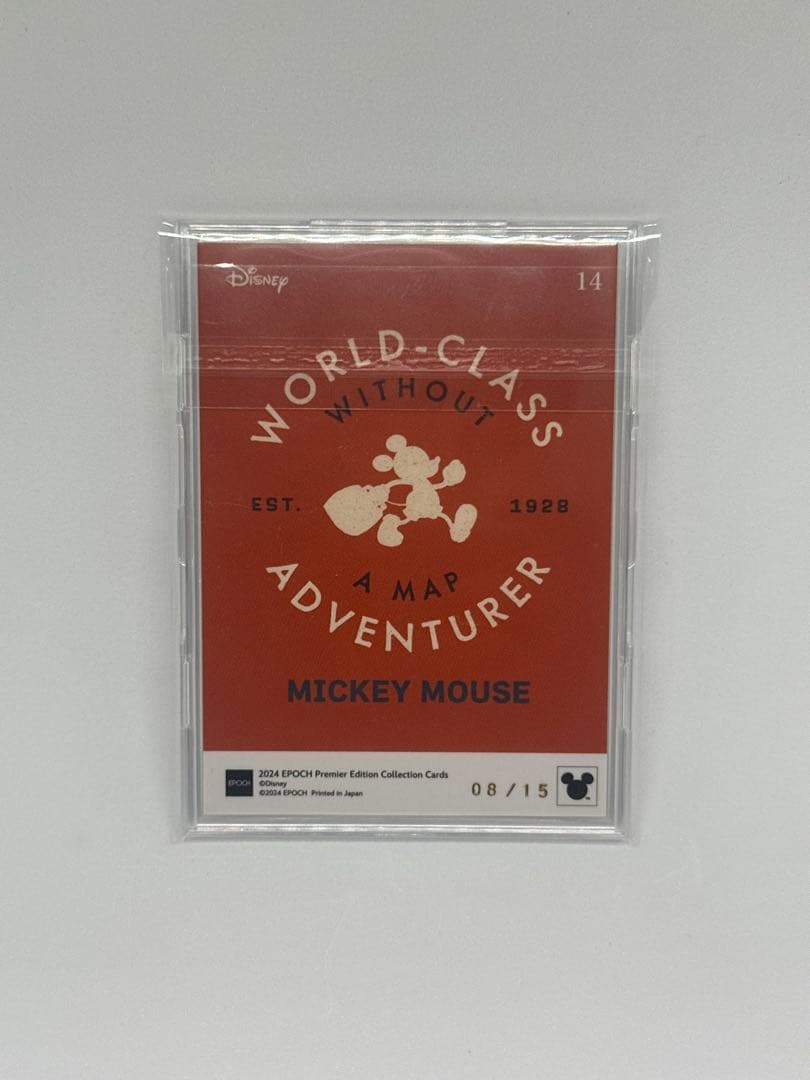 世界15枚限定】エポックディズニー2024 ミッキーマウス レギュラー