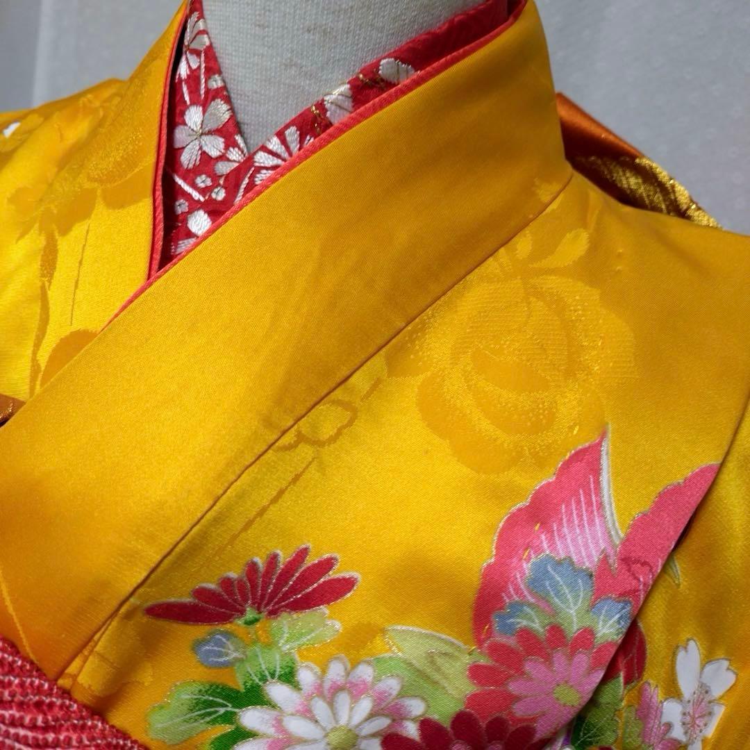 七五三7歳正絹着物、長襦袢、正絹袋帯、小物セット