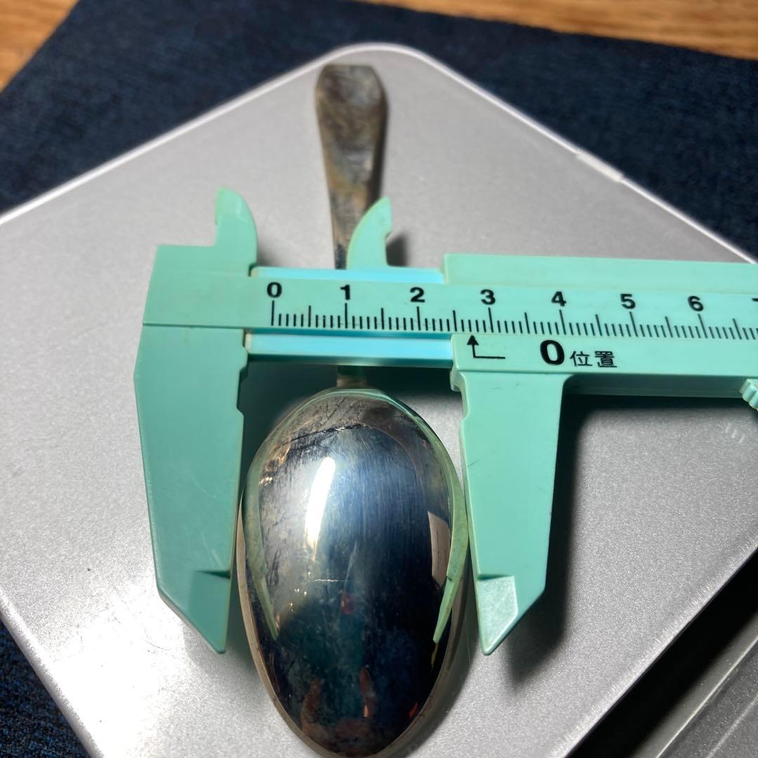 (=^▽^)σ古き良き時代のスプーン、宮内庁御用達の銀座製です♪