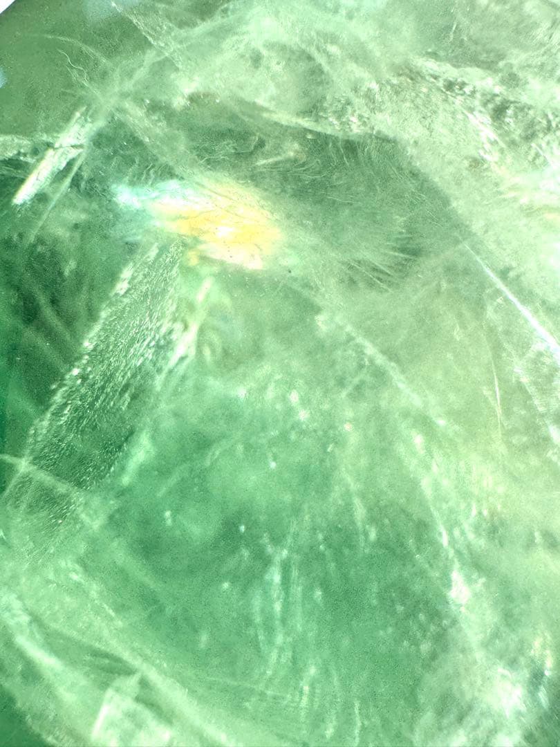 虹入り キャンディフローライト スフィア 73.6mm