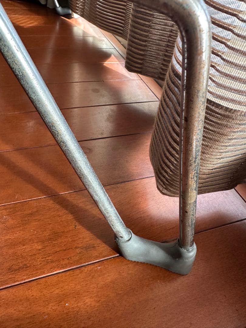 【Pina様限定】①メタル製ドロップ型スツール 高さ調整可能