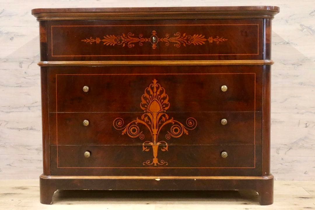 GMHS326○A.R.PA イタリア製 アンティーク チェスト ライティングチ