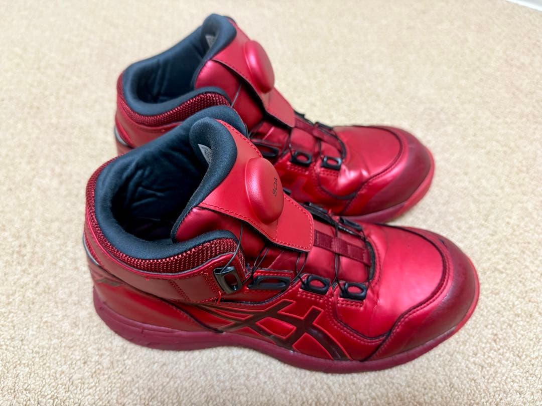 赤石 asicsアシックス 安全靴 ウィンジョブ CP304 25.5cm