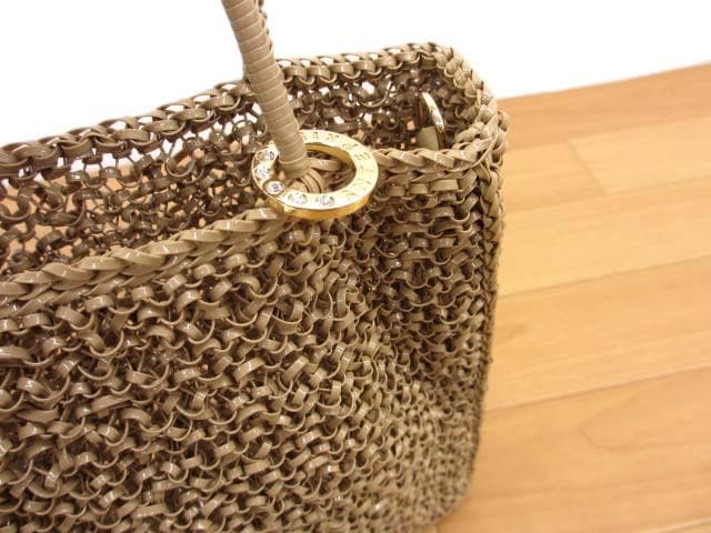 美品 アンテプリマ ADESSO アデッソ スモール ワイヤーバッグ