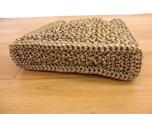 美品 アンテプリマ ADESSO アデッソ スモール ワイヤーバッグ