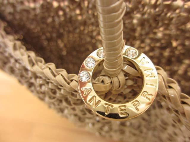 美品 アンテプリマ ADESSO アデッソ スモール ワイヤーバッグ