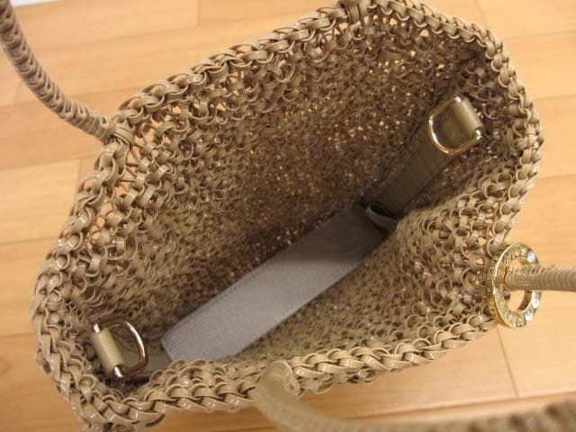 美品 アンテプリマ ADESSO アデッソ スモール ワイヤーバッグ