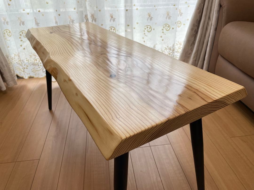 一枚板テーブル　新品未使用品　無垢　コーヒーテーブル