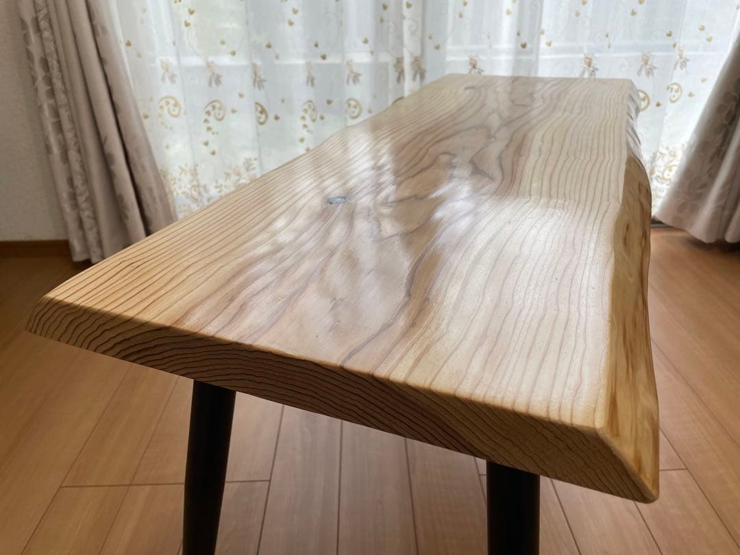 一枚板テーブル　新品未使用品　無垢　コーヒーテーブル