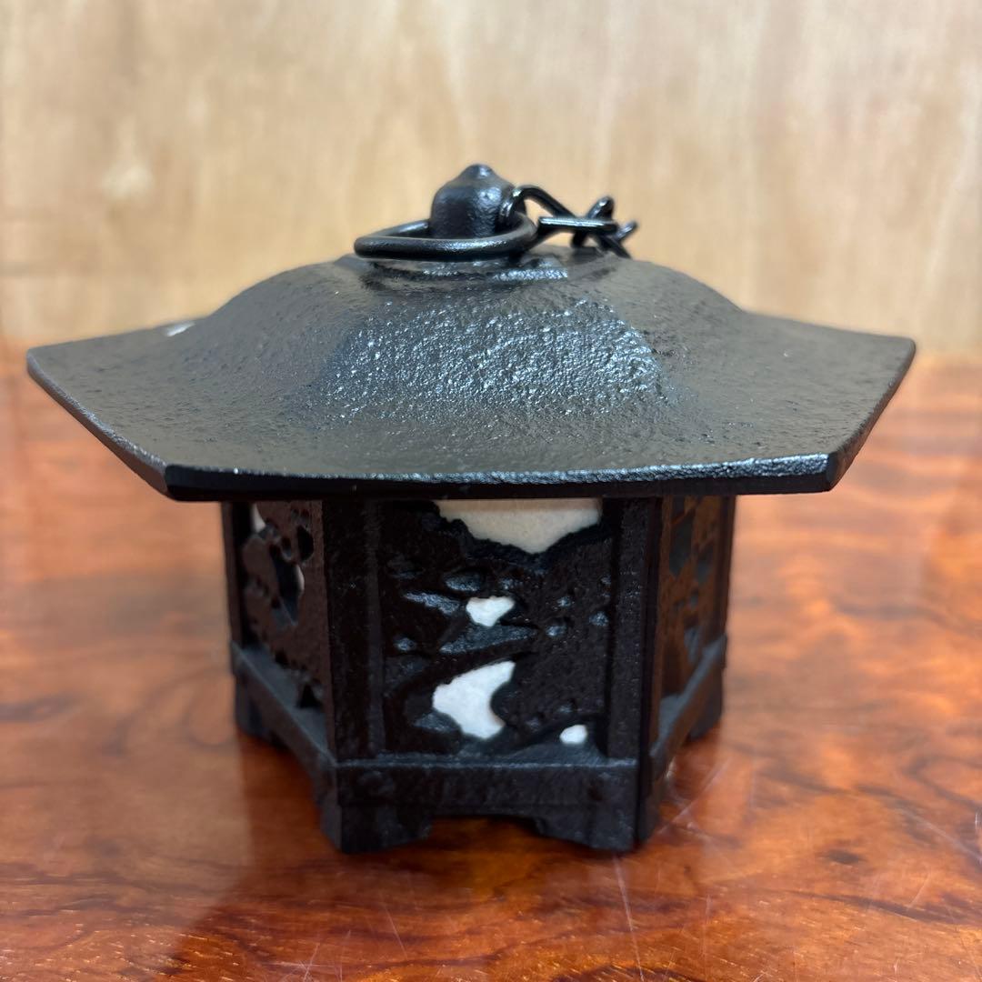 IWACHU 六角形 風鈴　南部鉄器　0119o50