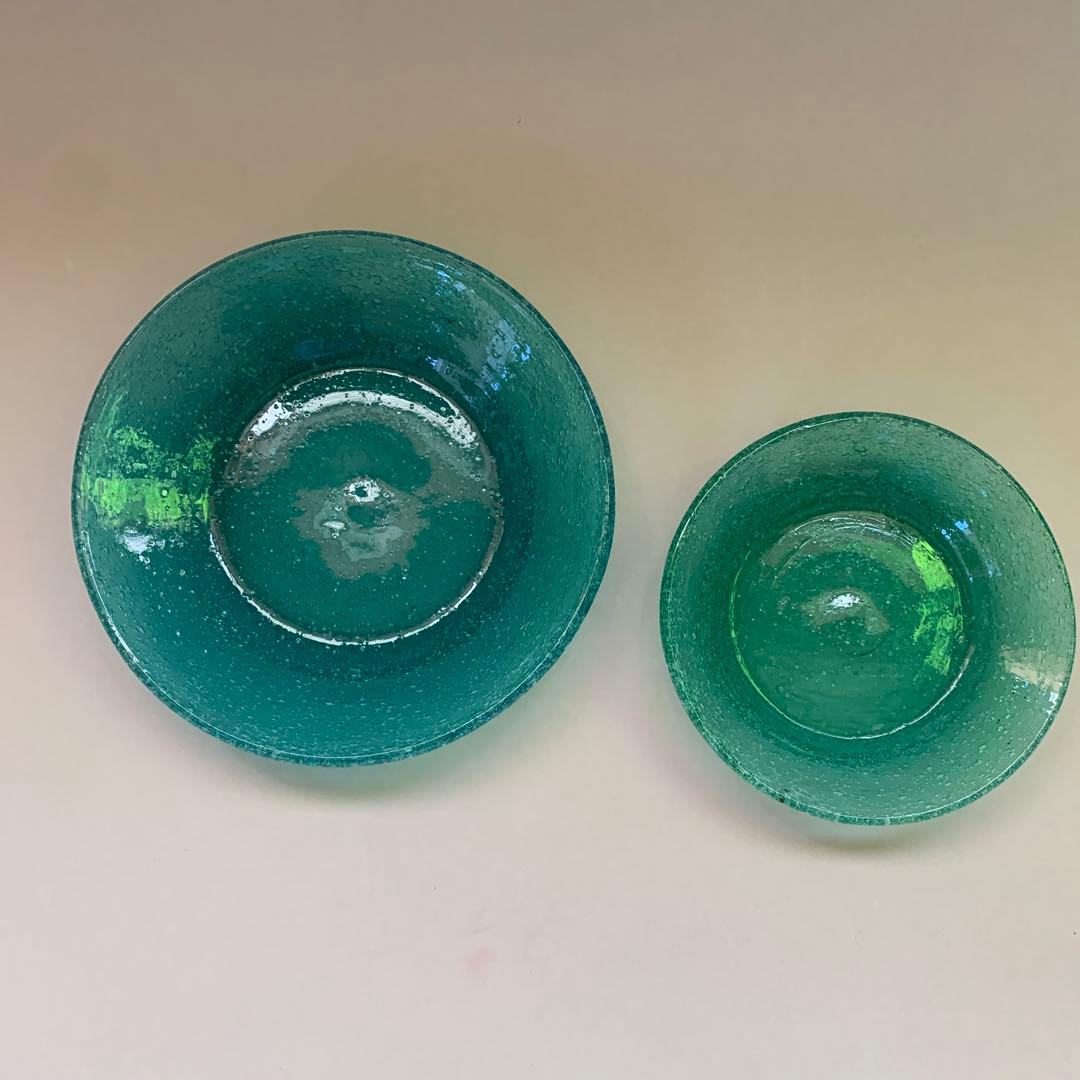 倉敷ガラス 小谷真三 皿 2枚 民藝 - メルカリ