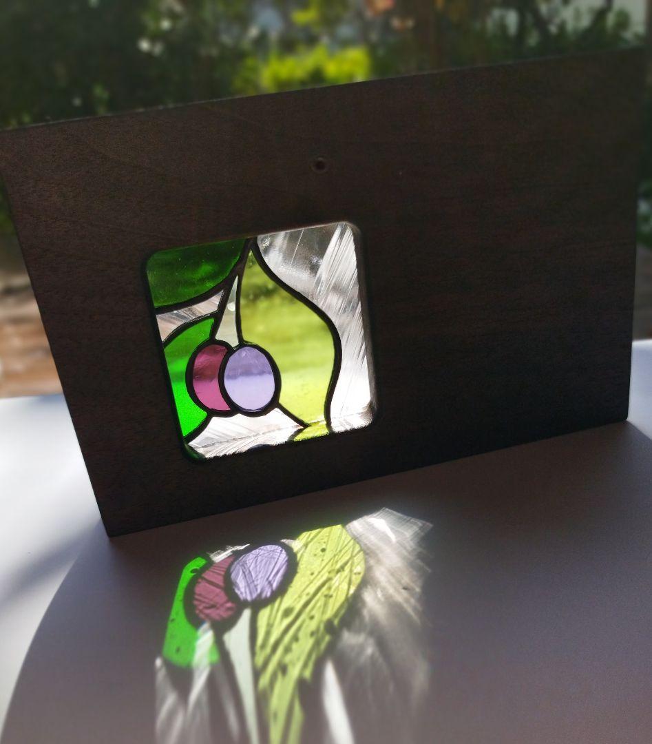 プチステンドグラス　木の実