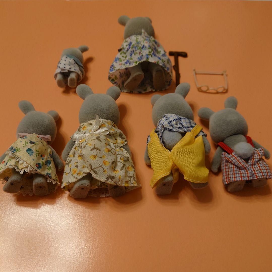 シルバニアファミリー☆わたウサギファミリー 赤ちゃん オープンハンド