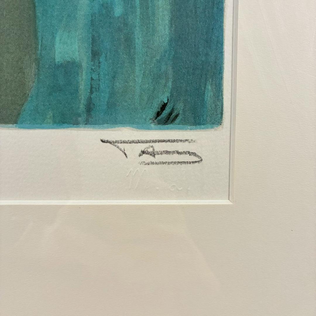 美品 マリー・ローランサン「夢想（二人の女）」リトグラフ 刷師サイン入 フランス