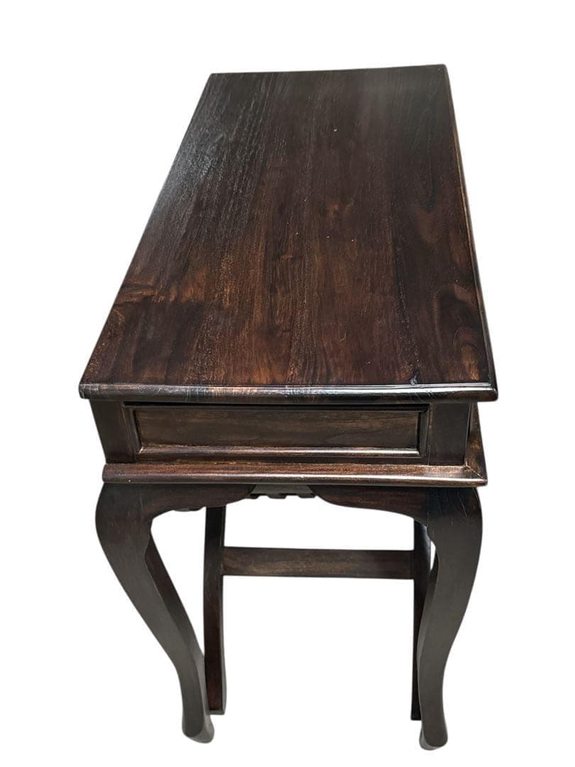 アジアン家具 木製 バリ コンソールテーブルとカルティーニチェア