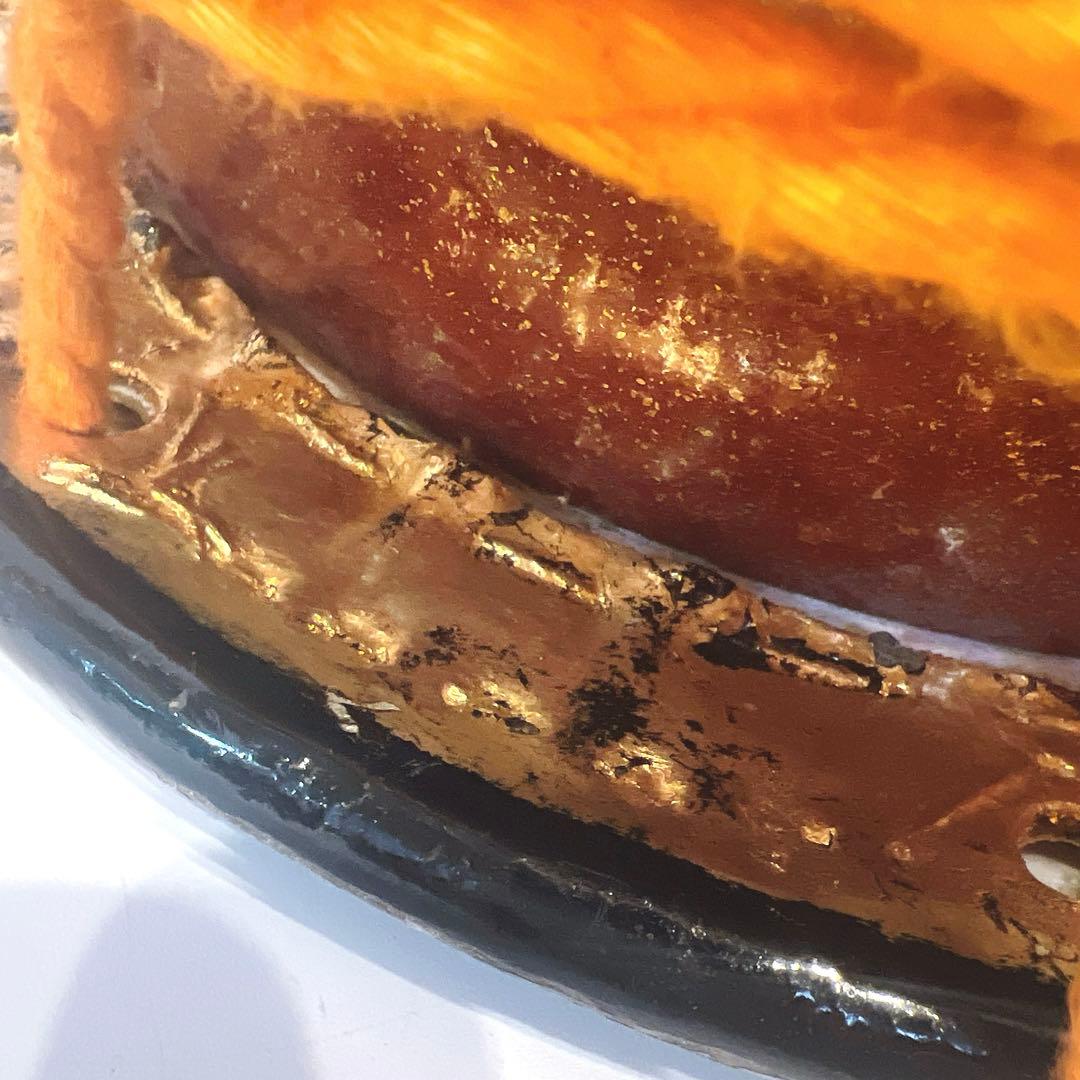 【良品】締め太鼓　34.5cm×15.5cm 打楽器　和太鼓