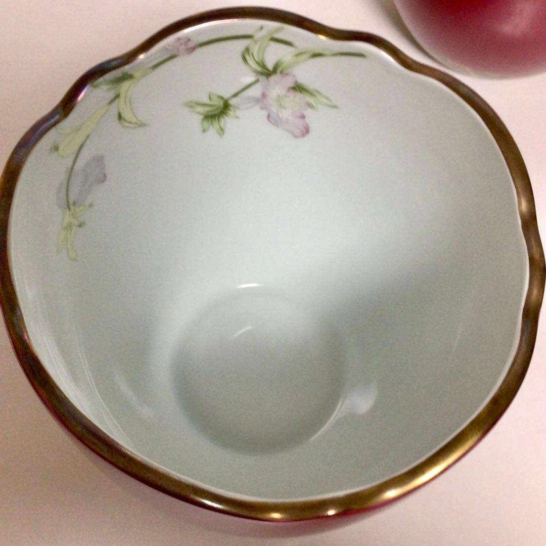 君島一郎×深川製磁 希少コレクション 赤い花瓶2個セット KIMIJIMA