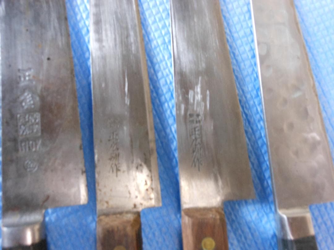 キッチン用品　 牛刀 4本セット ステンレス刃