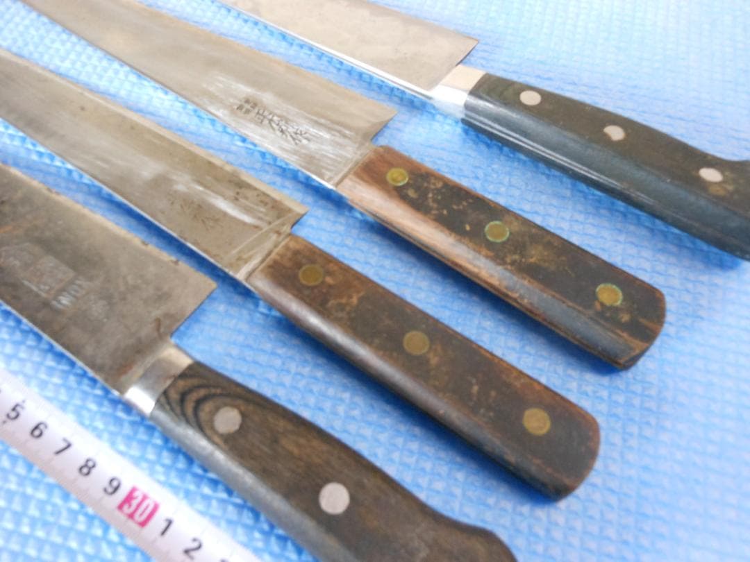 キッチン用品　 牛刀 4本セット ステンレス刃