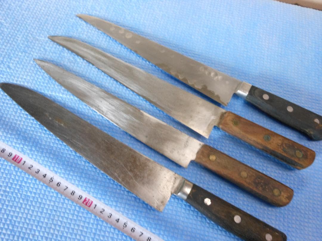 キッチン用品　 牛刀 4本セット ステンレス刃