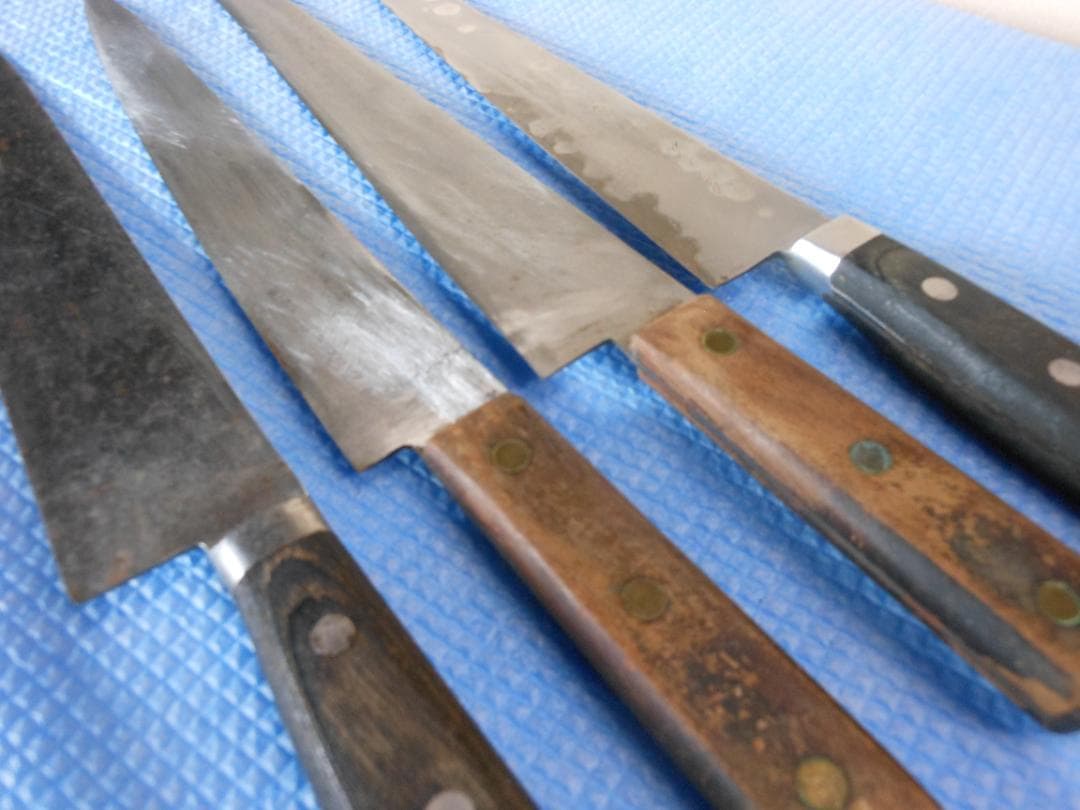 キッチン用品　 牛刀 4本セット ステンレス刃