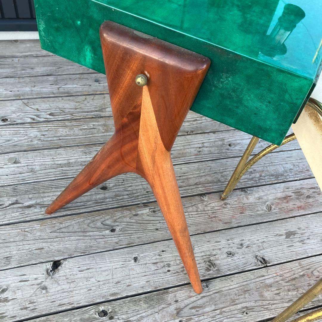 フランス家具 三面鏡 木製ドレッサー スツールセット 鏡台 引き出し