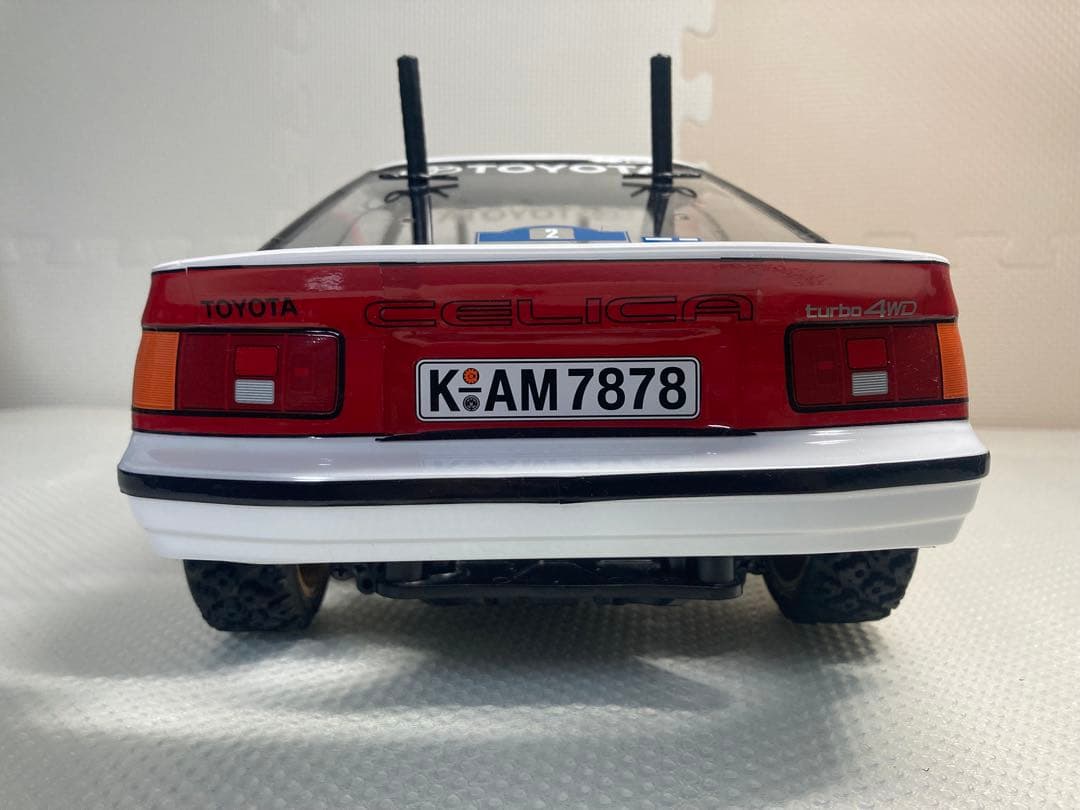 タミヤ　TT-02 シャーシ　セリカボディ付き