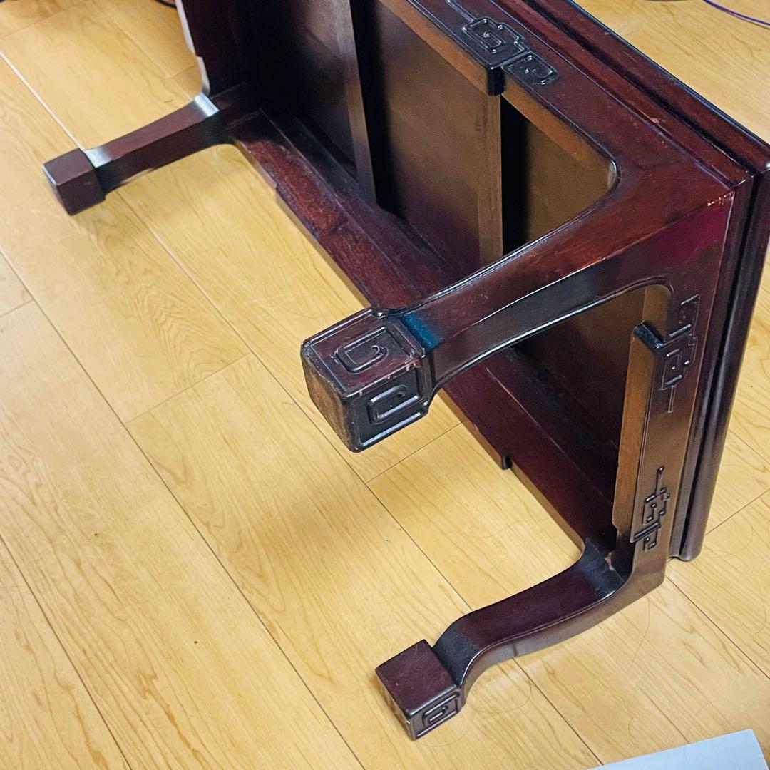 ★螺鈿細工★高級テーブル★机★龍 孔雀 梅★アジアン アンティーク 中国 韓国