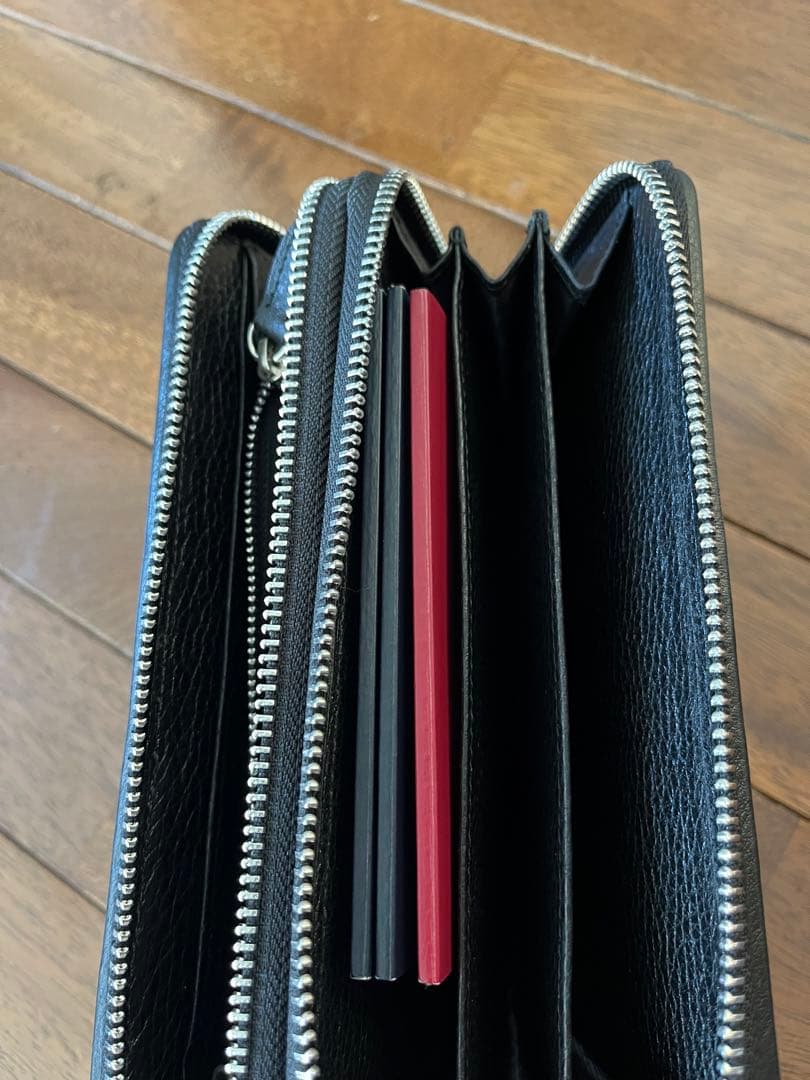 スタースティングレイ 長財布 クラッチバッグ 一枚革 梅花皮 とにかく大容量